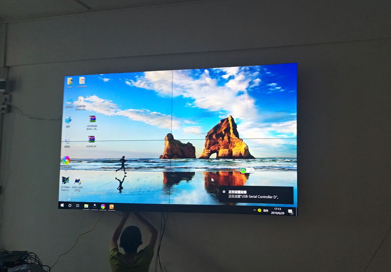 0.88mm拼接屏物理拼縫,0.88液晶拼接屏物理展示